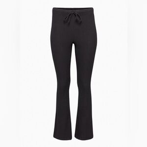 Aritzia The Group by Babaton Time Pant - Black high-waisted kick-flare pants